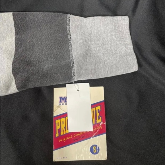 NWT Pro Weave Unisex Harvard University Gray Striped Hoodie Size S - Picture 7 of 9